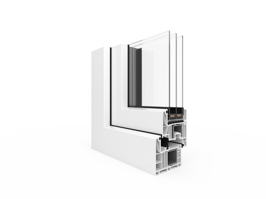 Salamander bluEvolution 82 MD Profilquerschnitt – Premium Kunststofffenstersystem mit 82 mm Bautiefe